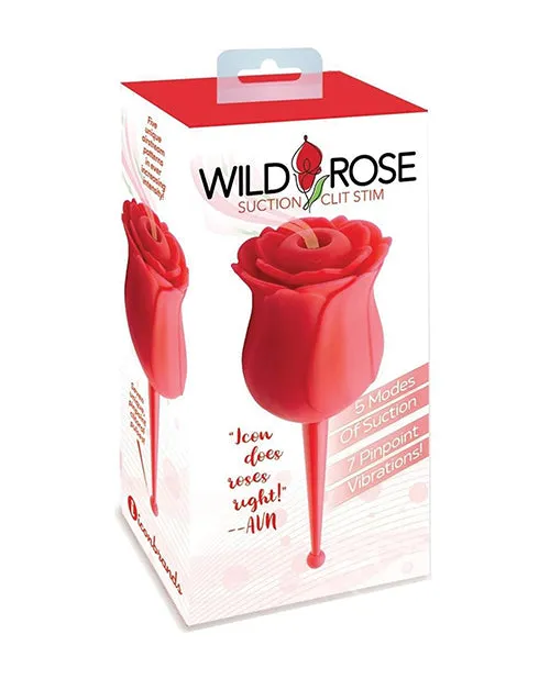 Icon Brands INC Vibrators Wild Rose Le Pointe Vibrator Red