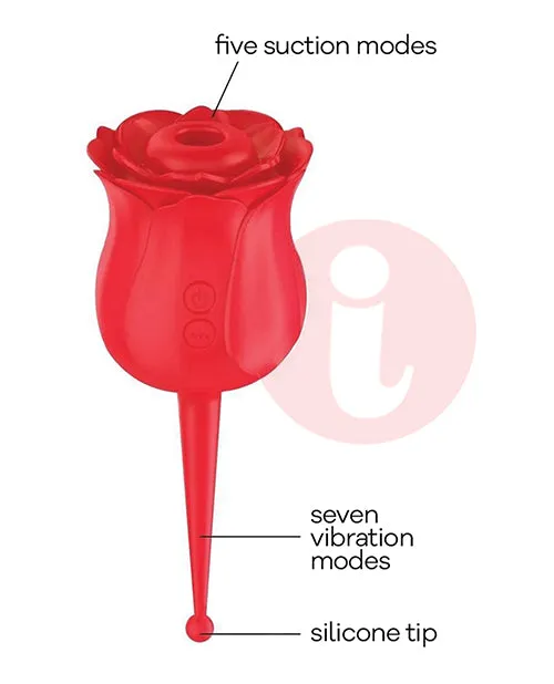 Icon Brands INC Vibrators Wild Rose Le Pointe Vibrator Red