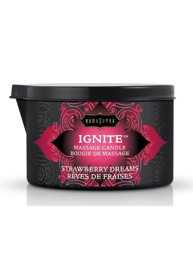 Ignite Massage Candle Couples Kama Sutra Ignite Massage Candle Strawberry Dreams