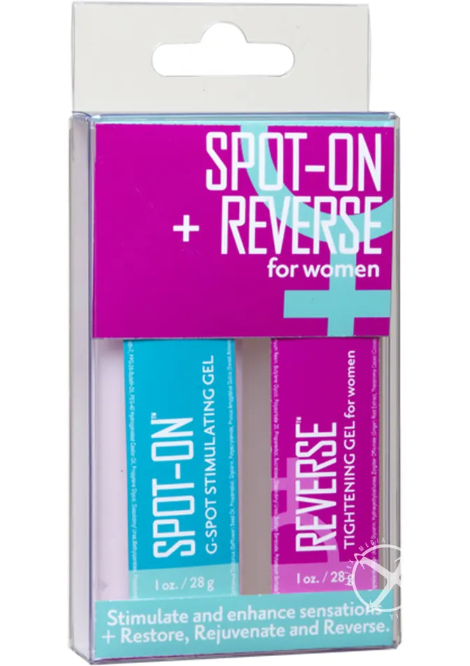 Intimate Enhancements Vibrators Spot On and Reverse For Women Stimulant and Enhancer Kit Intimate Enhancements Vibrators Spot On and Reverse For Women Stimulant and Enhancer Kit