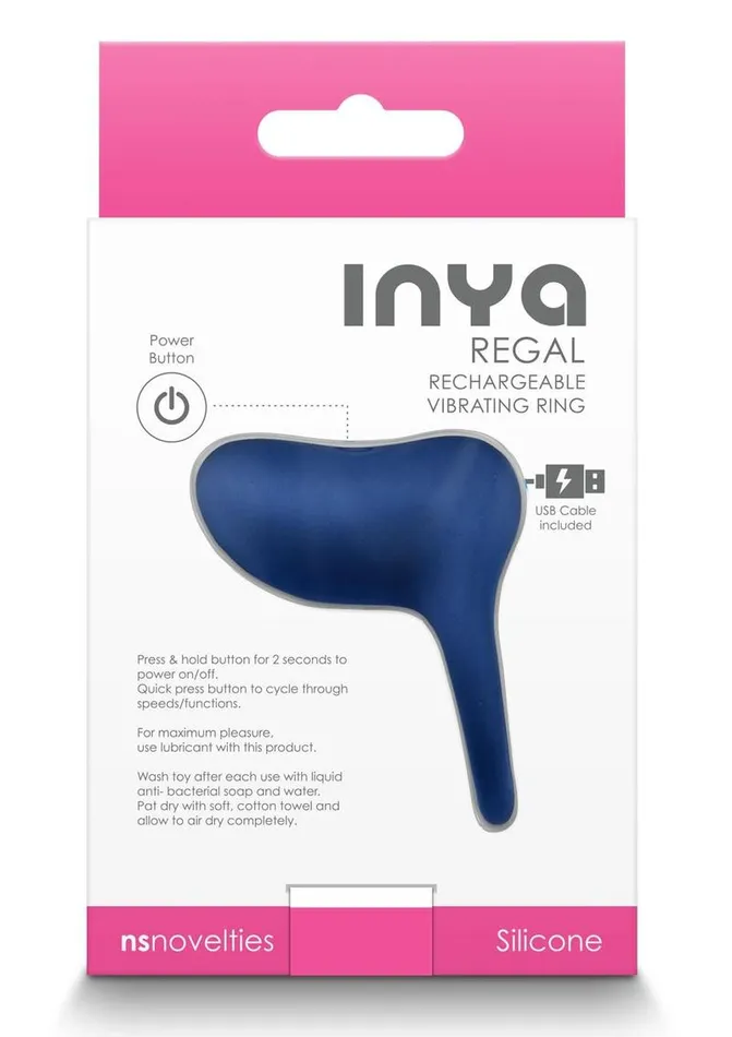 Inya Regal Rechargeable Siicone Cock Ring Inya Male Sex Toys