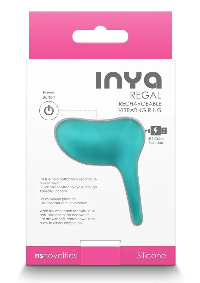 Inya Regal Rechargeable Siicone Cock Ring Inya Male Sex Toys