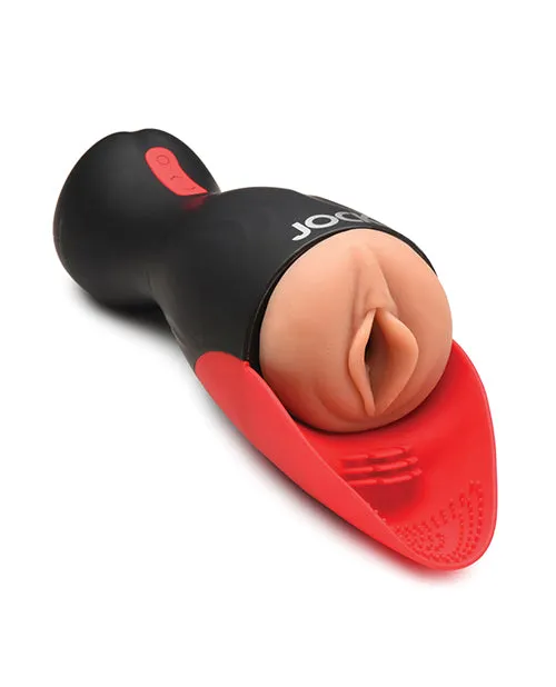 Jock Sucking Vibrating Pussy Masturbator Curve Toys Co Xr Male Sex Toys