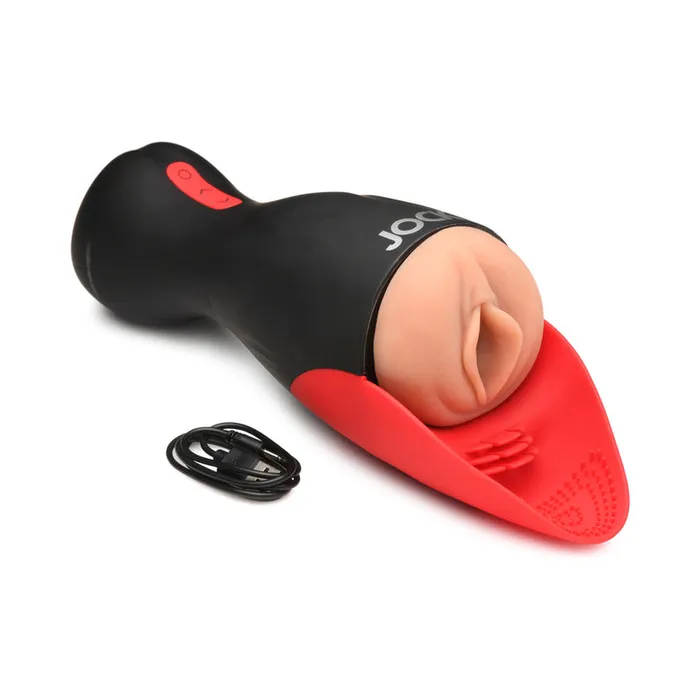 Jock Sucking Vibrating Pussy Masturbator Curve Toys Co Xr Male Sex Toys