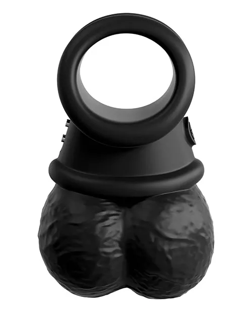 King Cock Elite Vibrating Balls Black Pipedream Products Dildos