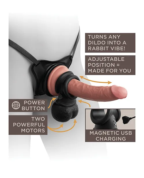 King Cock Elite Vibrating Balls Black Pipedream Products Dildos