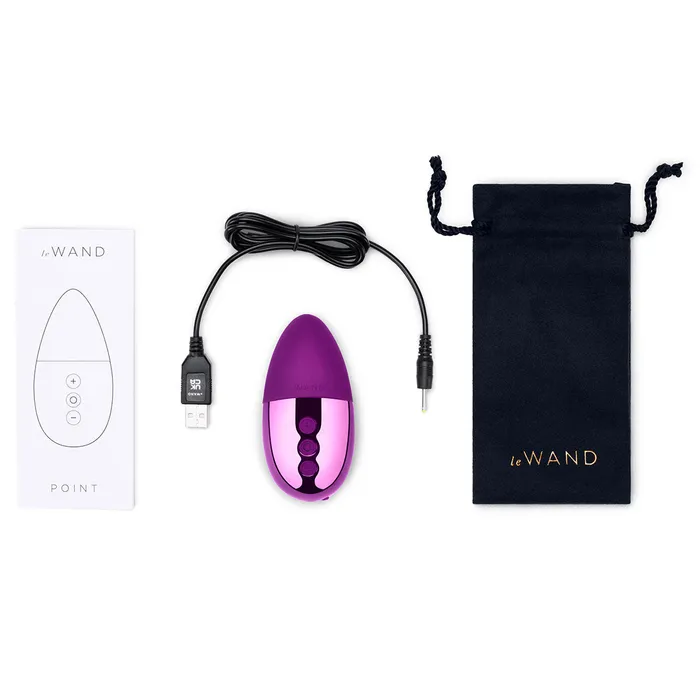 Le Wand Chrome Point Assorted Colors Le Wand Vibrators