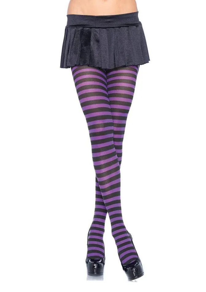Leg Avenue Leg Avenue Striped Tights Vibrators