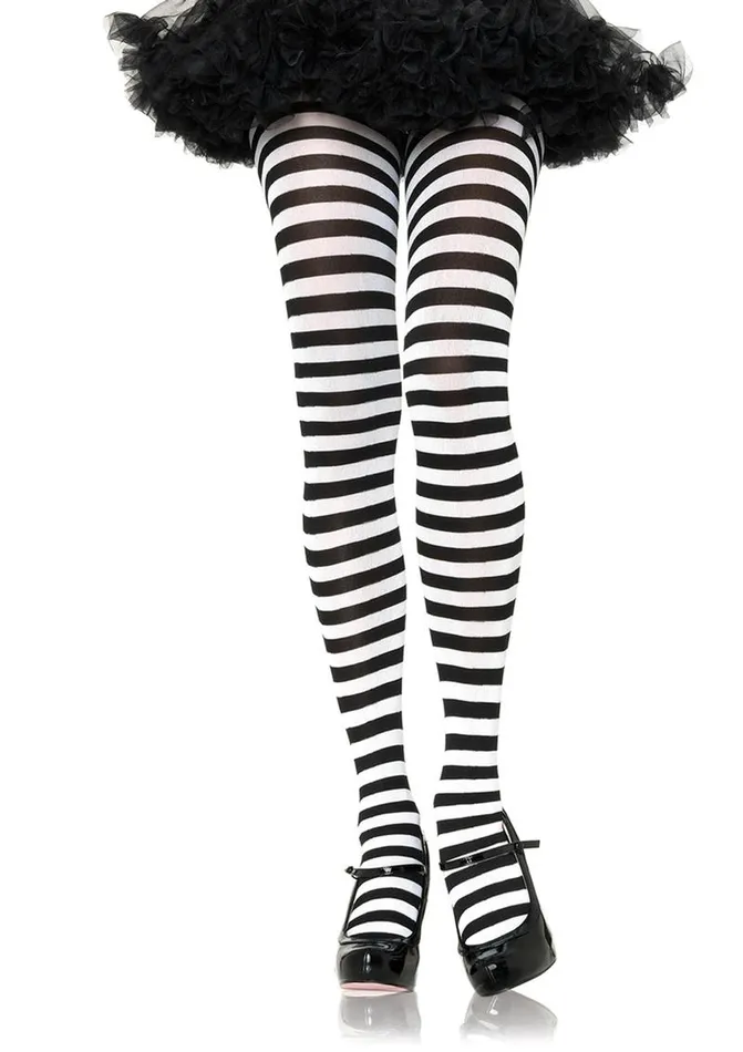 Leg Avenue Leg Avenue Striped Tights Vibrators