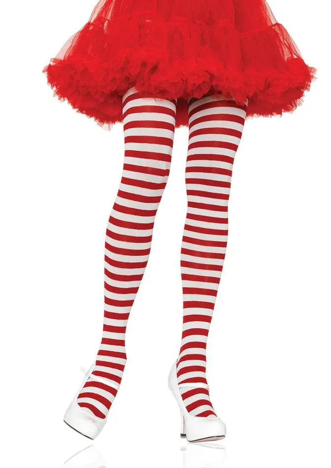 Leg Avenue Leg Avenue Striped Tights Vibrators