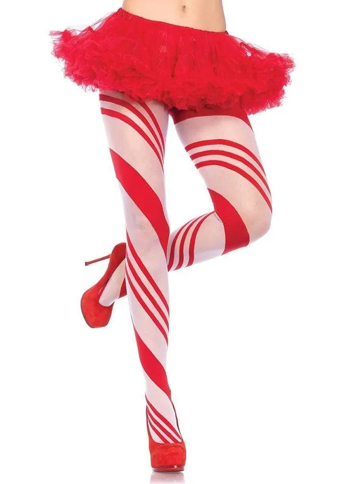 Leg Avenue Spandex Sheer Candy Striped Pantyhose Leg Avenue Dildos