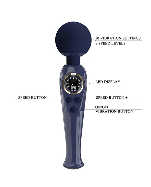 Liaoyang Baile Health Care Produ Skylar LED Digital Display Wand Blue Vibrators