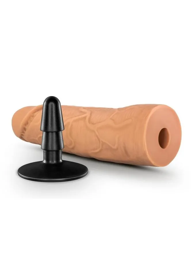 Lock On Dynamite Dildo with Suction Cup Adapter Lock On Female Sex Toys