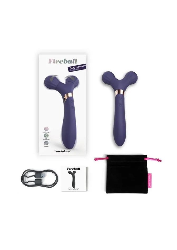 Love to Love Fireball Rechargeable Silicone Vibrator Female Sex Toys