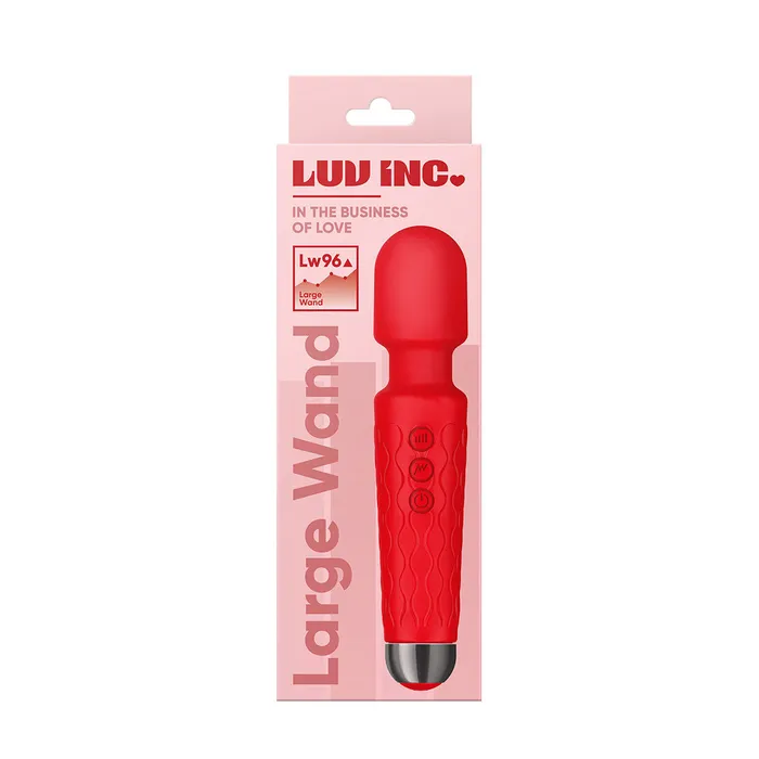 Luv Inc Vibrators Luv Inc Large Wand Red