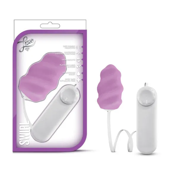 Luxe Swirl Bullet w Silicone Sleeve Luxe Female Sex Toys