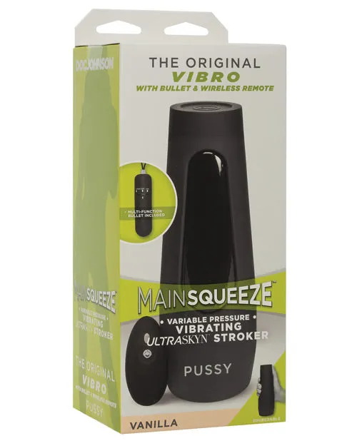 Main Squeeze Original Vibro Pussy Flesh Doc Johnson Male Sex Toys