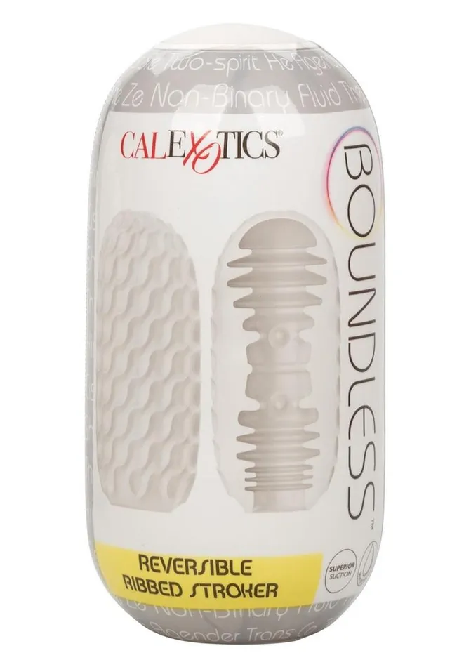 Male Sex Toys Boundless Boundless Reversible Ribbed Stroker