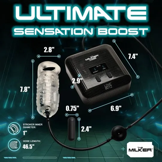 Male Sex Toys LoveBotz The Milker Stamina Automatic Masturbator Xr LLC