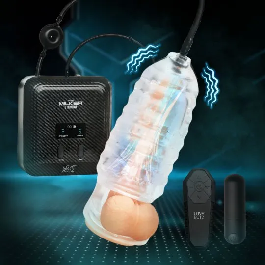 Male Sex Toys LoveBotz The Milker Stamina Automatic Masturbator Xr LLC