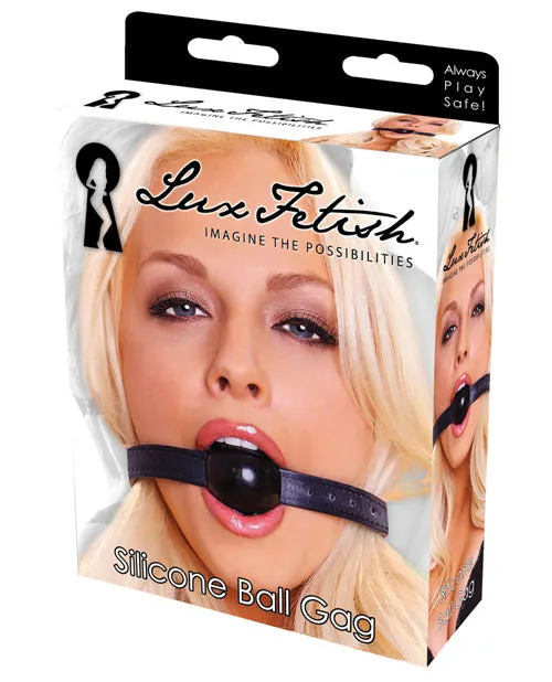 Male Sex Toys Lux Fetish Silicone Ball Gag Electric Eel INC