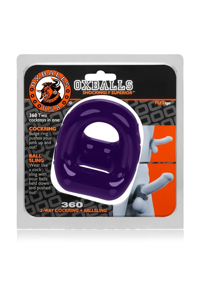 Male Sex Toys Oxballs Oxballs 360 2Way Cock Ring and Ball Sling