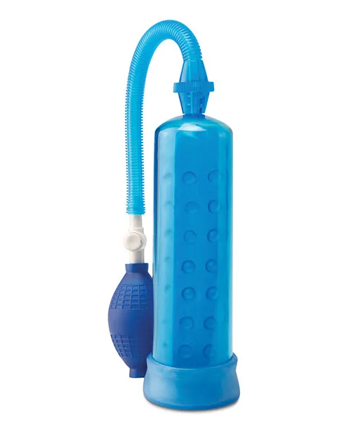 Male Sex Toys Pipedream Products Pump Worx Silicone Power Pump Blue