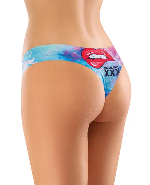 Mememe Cabal Jade Printed Thong Medium Mememe Usa LLC Male Sex Toys