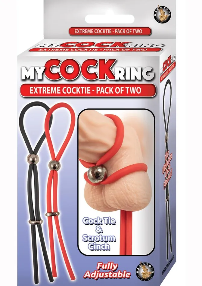 My Cockring My Cockring Extreme Cocktie Adjustable Cock Ring Male Sex Toys