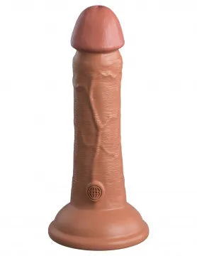 Nice and nasty Bz King Cock Elite 6 Inch Silicone Dual Density Cock Tan Dildos