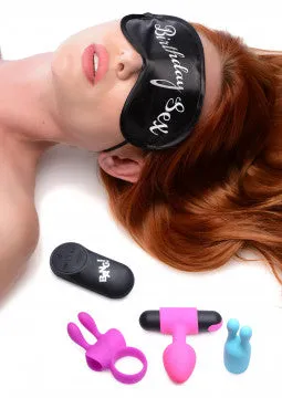 Nice and nasty Bz Male Sex Toys Birthday Sex Kit CRing Plug CStim Bullet and Blindfold