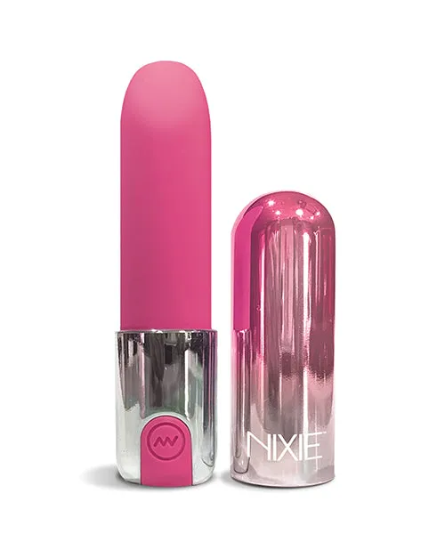 Nixie Smooch Lipstick Vibrator Pink Ombre Global Novelties LLC Vibrators