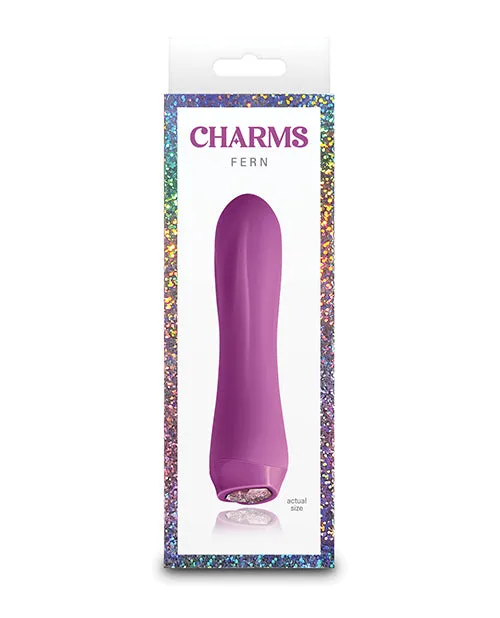 Ns Novelties INC Female Sex Toys Charms Fern Compact Vibrator Ruby