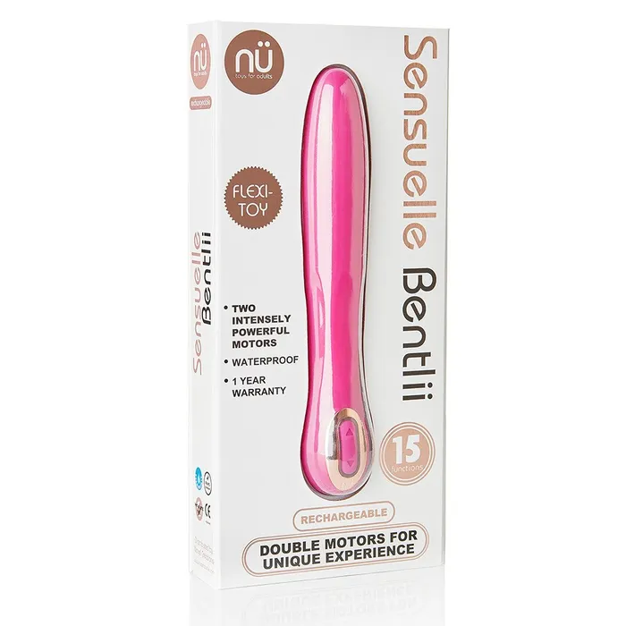 Nu Sensuelle Vibrators Nu Sensuelle Bentlii 2 Motors Flexible Vibe