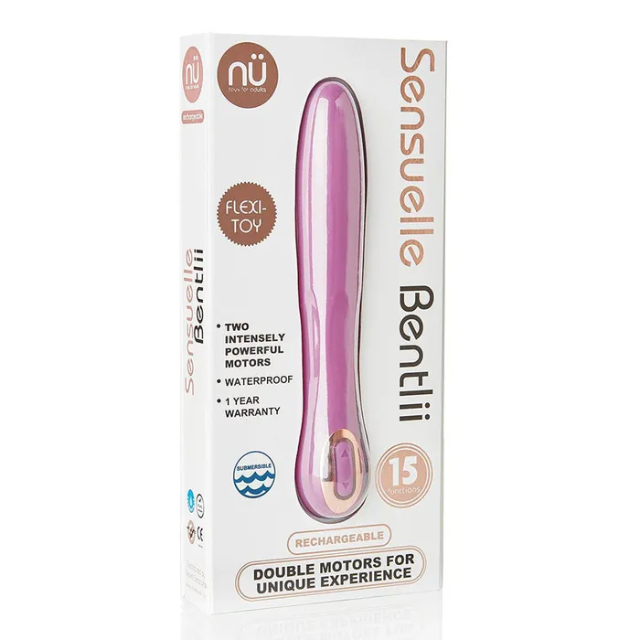 Nu Sensuelle Vibrators Nu Sensuelle Bentlii 2 Motors Flexible Vibe