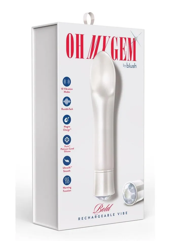 Oh My Gem Oh My Gem Bold Rechargeable Silicone Vibrator Female Sex Toys