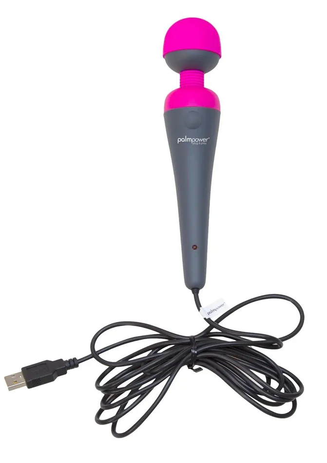 Palmpower Female Sex Toys Palmpower Plug and Play Rechargeable Silicone Wand Massager