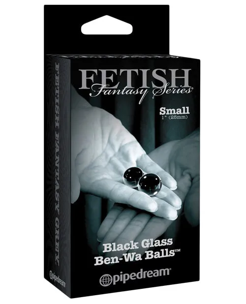 Pipedream Fetish Fantasy Limited Edition Black Glass BenWa Balls Dildos