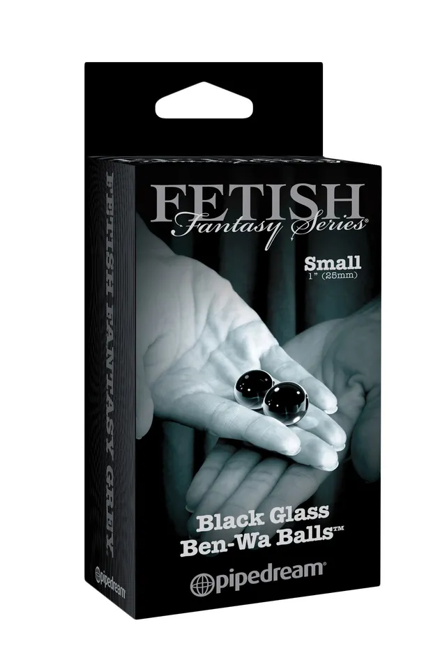 Pipedream Fetish Fantasy Limited Edition Black Glass BenWa Balls Dildos