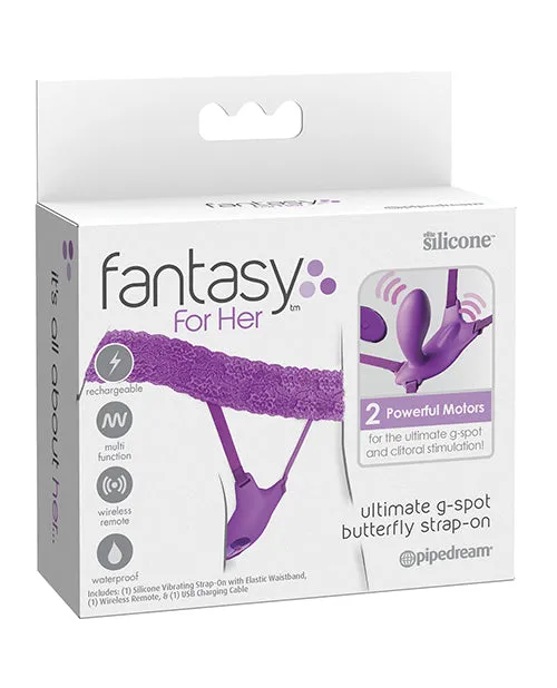 Pipedream Products Female Sex Toys Fantasy For Her Ultimate GSpot Butterfly Strap On