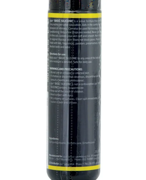 Pjur Group USA Sexual Health Wellbeing Pjur Basic Silicone Lubricant 100 ml