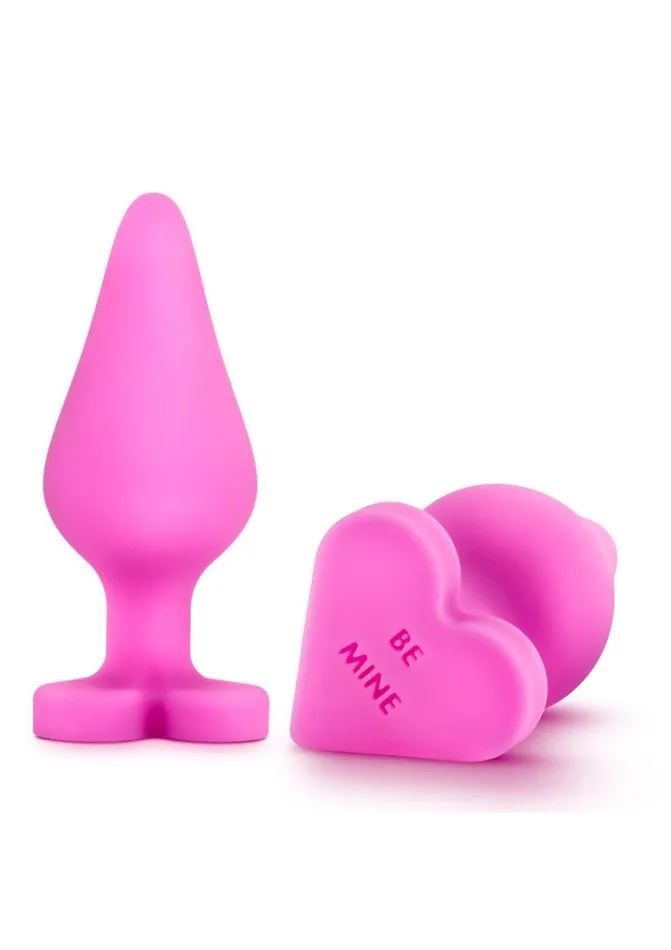 Play with Me Play with Me Naughty Candy Heart Be Mine Silicone Butt Plug Anal