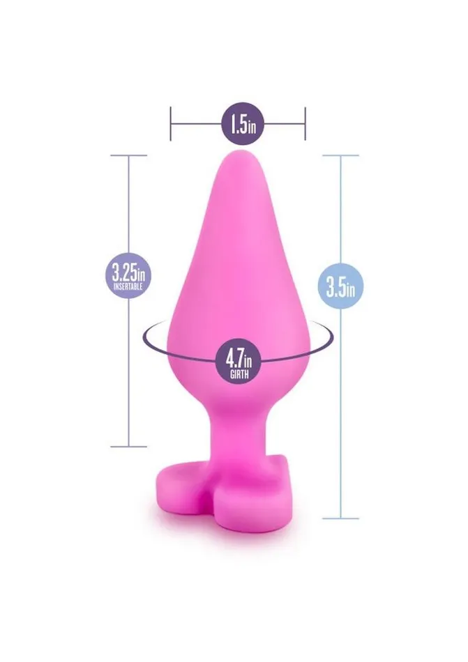 Play with Me Play with Me Naughty Candy Heart Be Mine Silicone Butt Plug Anal