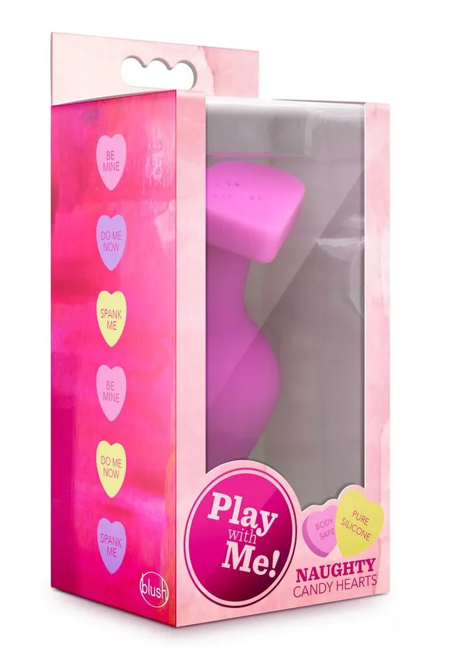 Play with Me Play with Me Naughty Candy Heart Be Mine Silicone Butt Plug Anal