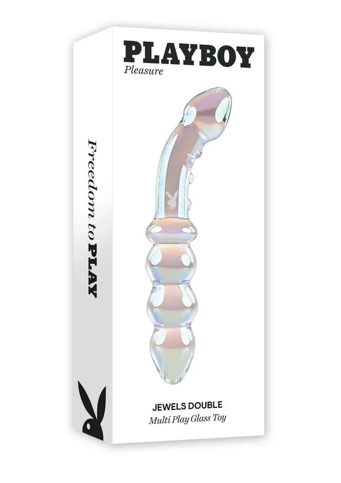 Playboy Dildos Playboy Jewels Double Glass Dual End Probe