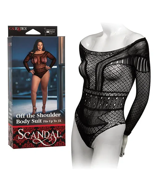 Plus Size CalExotics Scandal Plus Size Off the Shoulder Body Suit