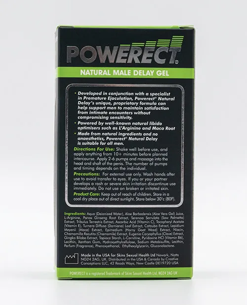 Powerect Natural Delay Serum 30 ml Creative Conceptions Vibrators