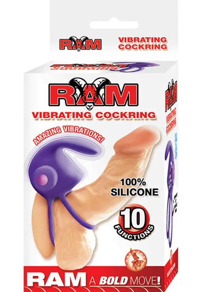 Ram Couples Ram Silicone Vibrating Cock Ring