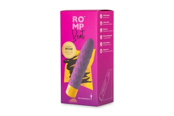 Romp Beat Purple ROMP Vibrators Romp Beat Purple ROMP Vibrators
