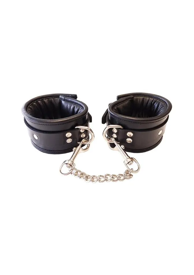 Rouge Rouge Padded Leather Adjustable Ankle Cuffs Restraints